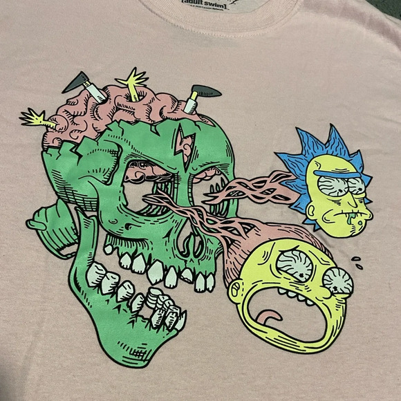 New Rick And Morty Adult Swim Shirt - Picture 3 of 6